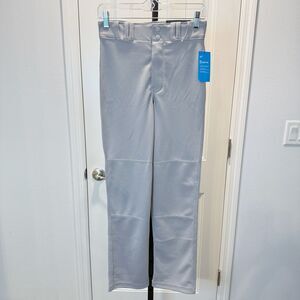 Champro Baseball Pants Youth Large MVP Open Bottom Gray